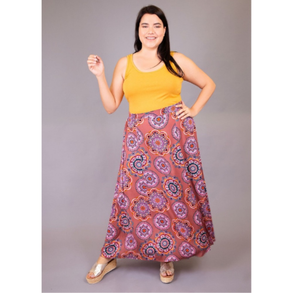 Medallion Maxi Skirt